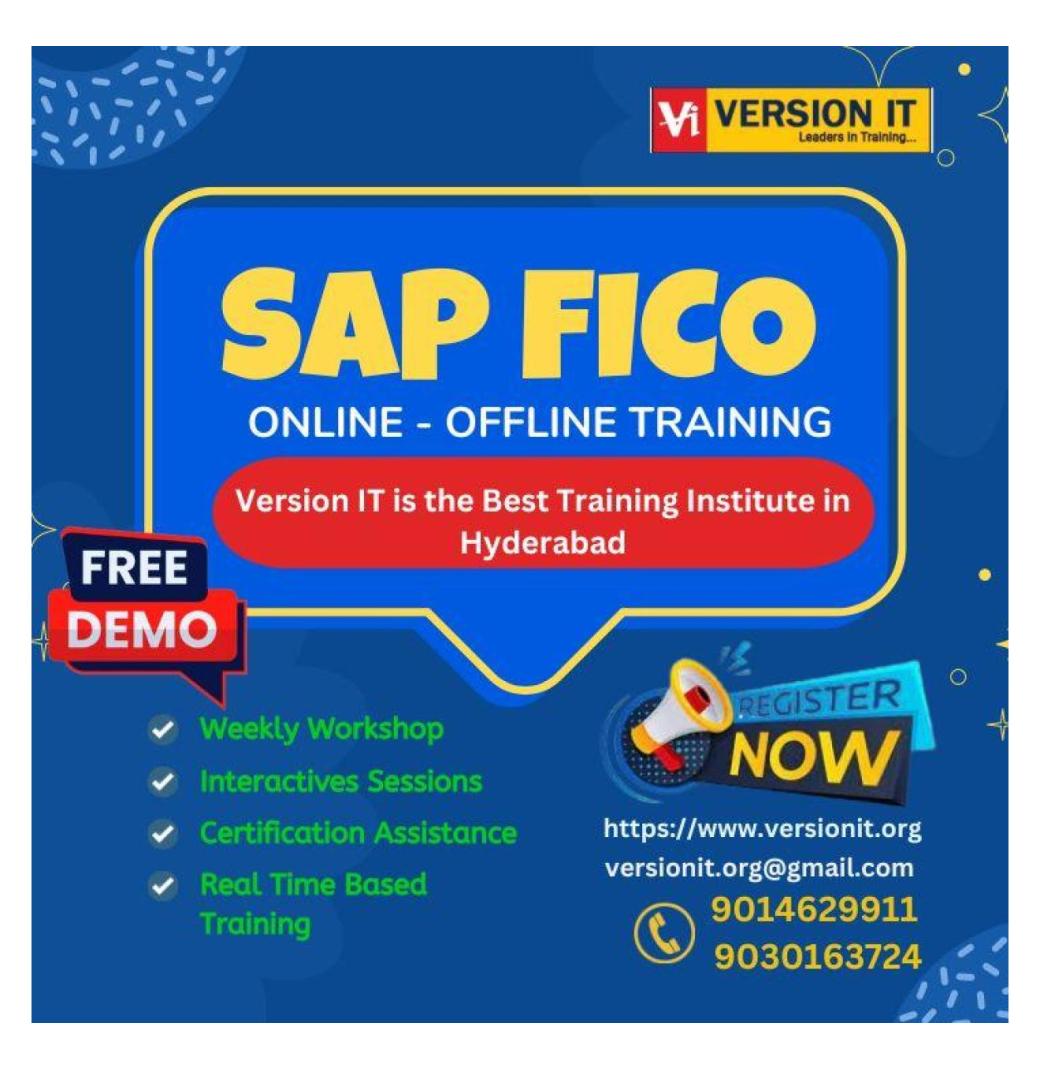 SAP FICO Training in USA - 2/2