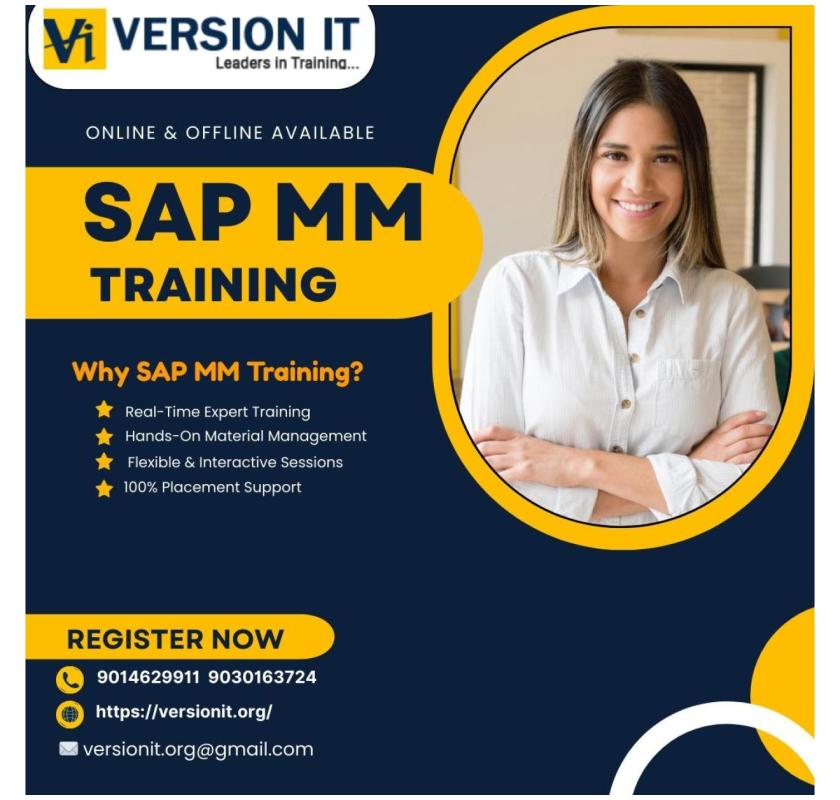 SAP MM Training In USA