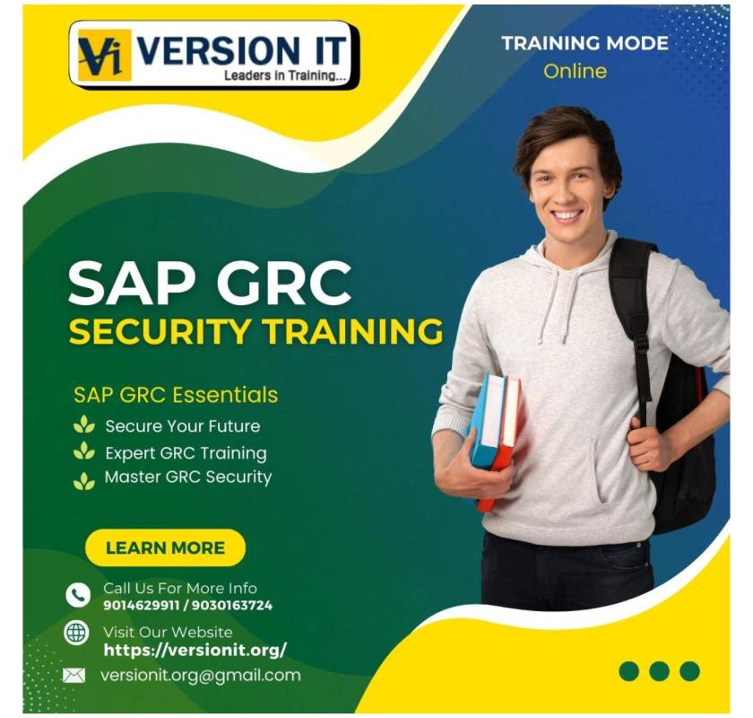 SAP GRC Security Training in USA