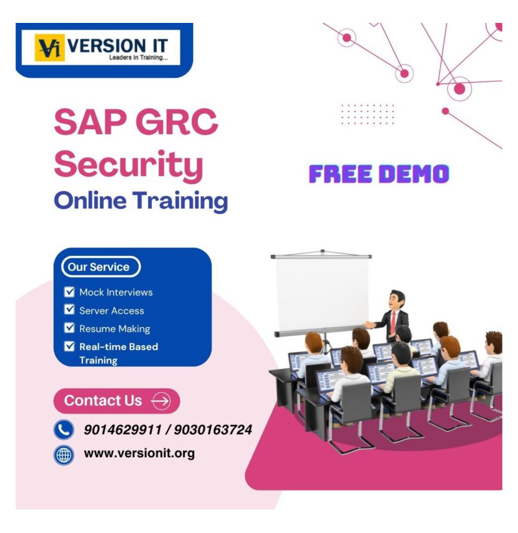 SAP GRC Security Training in USA - 2/3