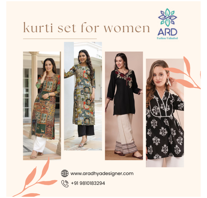 Shop Stylish Kurti Set for Women at ARD Collection