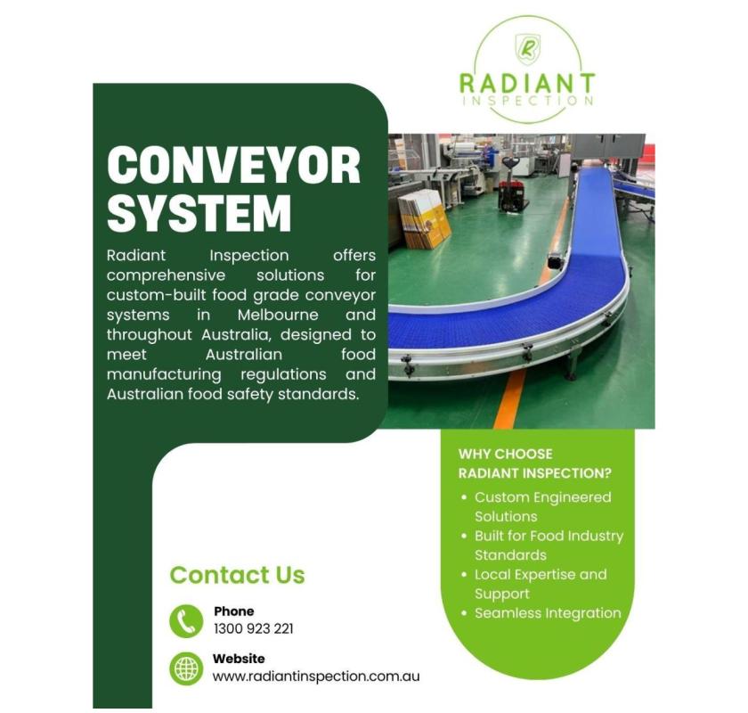 Reliable Conveyor System Services in Australia – Radiant Inspection