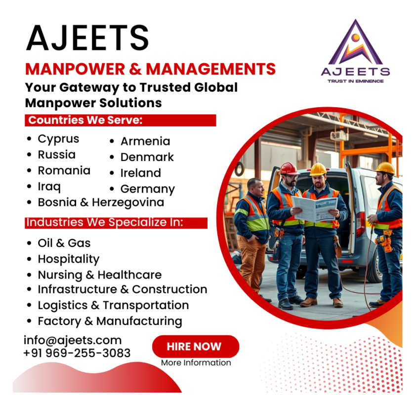 Hire Skilled Workers with AJEETS – Your Trusted European Recruitment Partner
