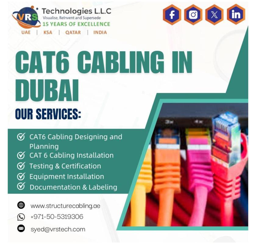 Trusted CAT6 Cabling Suppliers in Dubai for Offices?