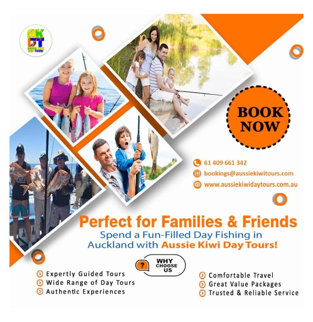Experience Top Auckland Fishing Tours with Aussie Kiwi Day Tours