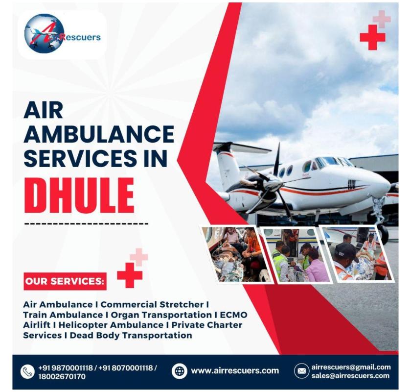 Air Ambulance Services in Dhule – 24/7 Emergency Medical Support