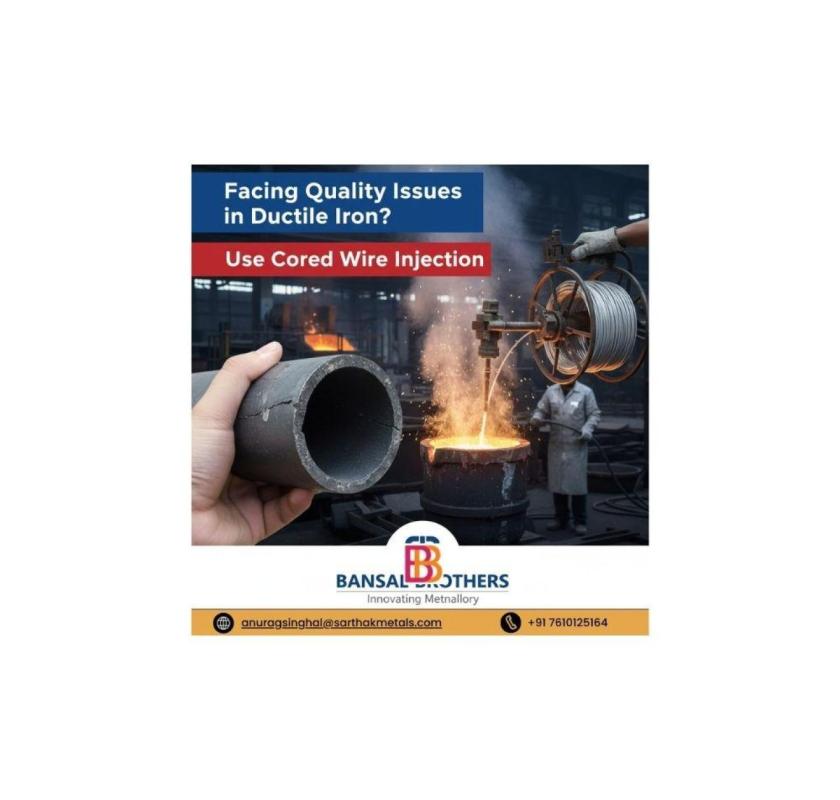 Facing Quality Issues in Ductile Iron? Use Cored Wire Injection