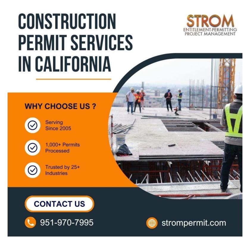 Construction Permit Services in California