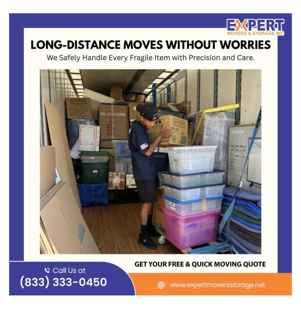 Expert Movers and Storage Inc – Best Long Distance Movers Near Stamford CT