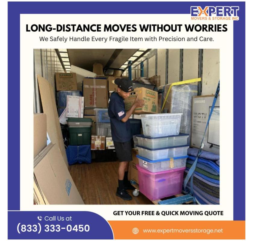 Expert Movers and Storage Inc – Best Long Distance Movers Near Stamford CT