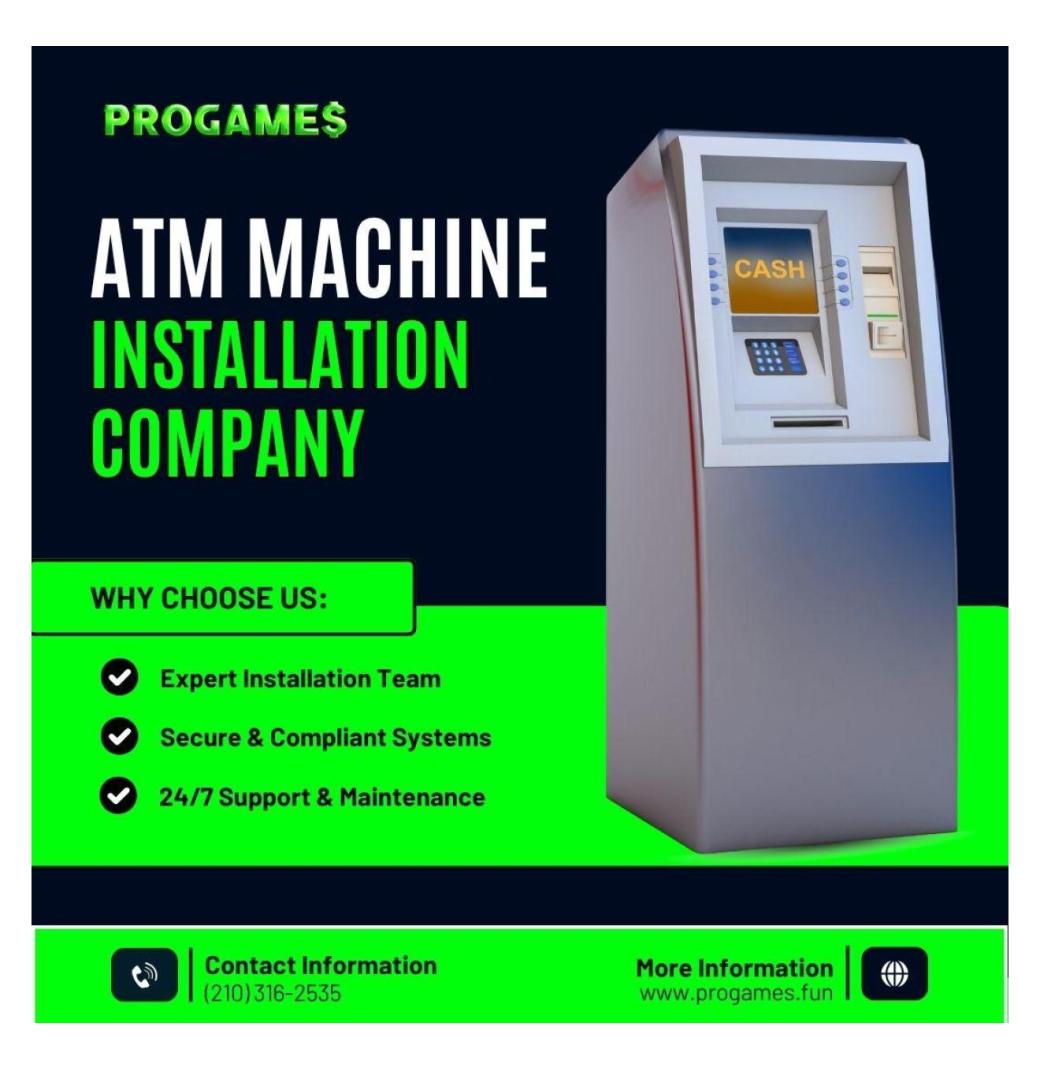 ATM Machine Installation Company in San Antonio