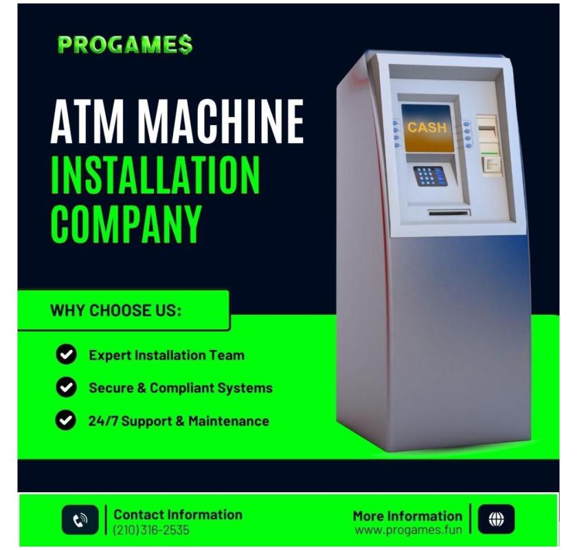 ATM Machine Installation Company in San Antonio