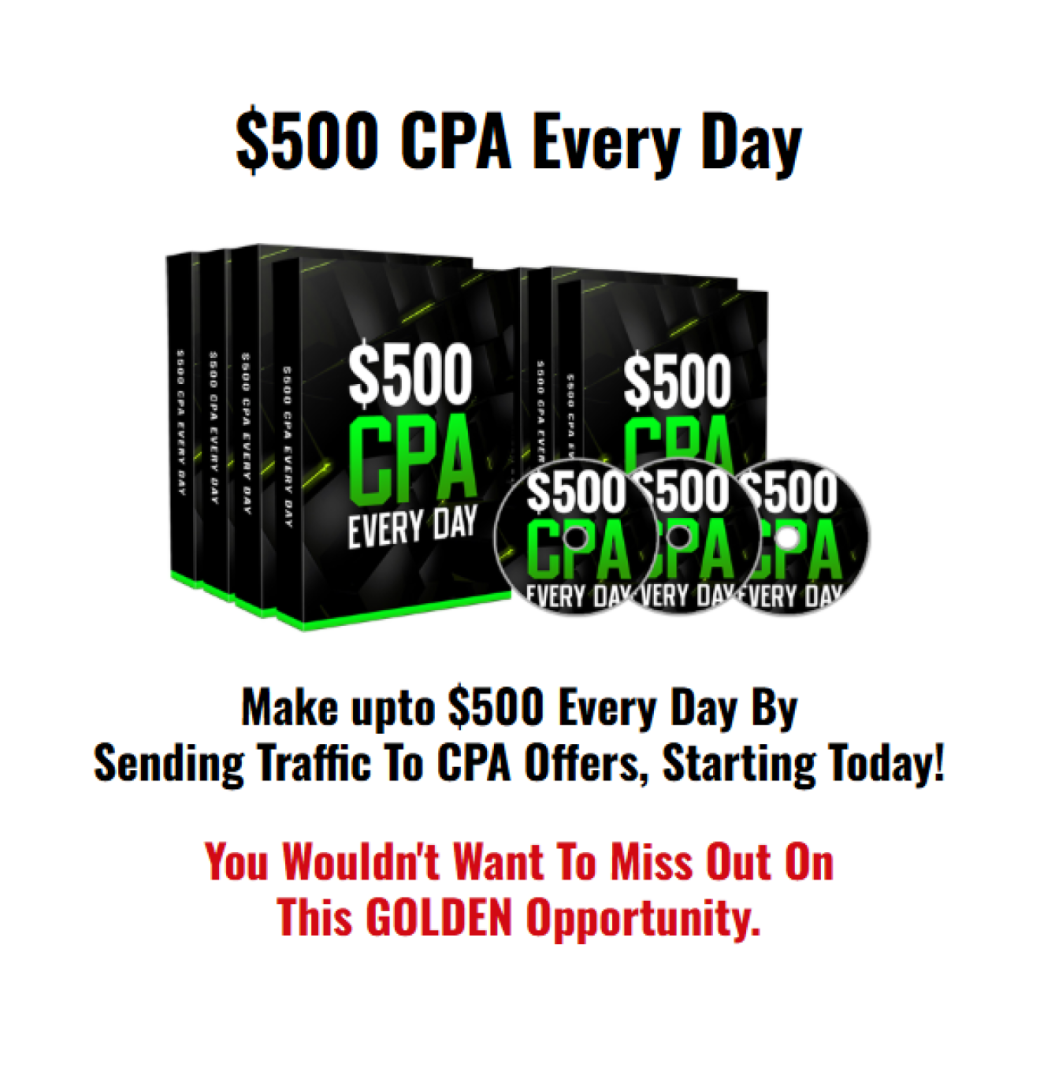 Free Course: Learn How to Make $500/Day Online with CPA Marketing (Limited Time Offer)
