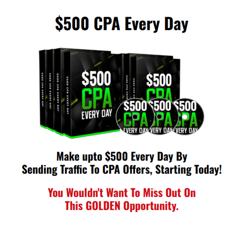 Free Course: Learn How to Make $500/Day Online with CPA Marketing (Limited Time Offer)