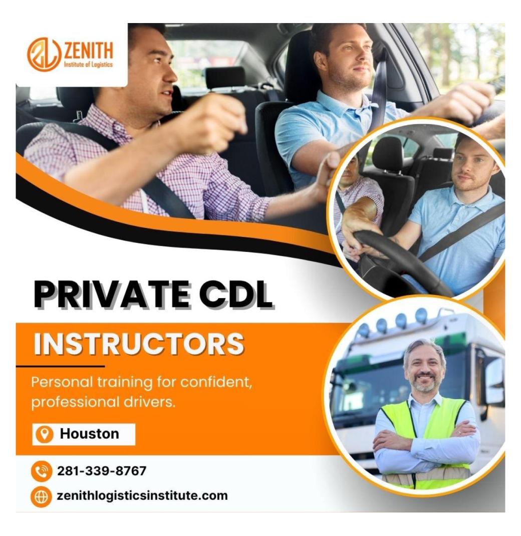 Private CDL Instructors in Houston