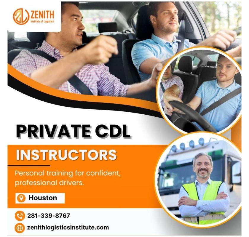 Private CDL Instructors in Houston
