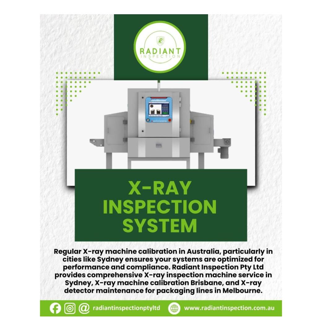 Food X-Ray Inspection & Calibration Services – Radiant Inspection Australia