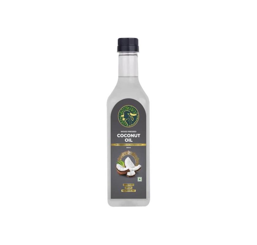 GirOrganic Cold Pressed Coconut Oil for Cooking: Pure, Healthy 