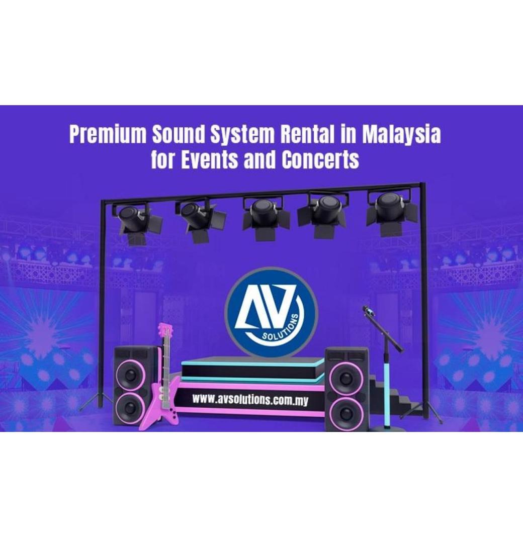 Premium Sound System Rental in Malaysia for Events and Concerts