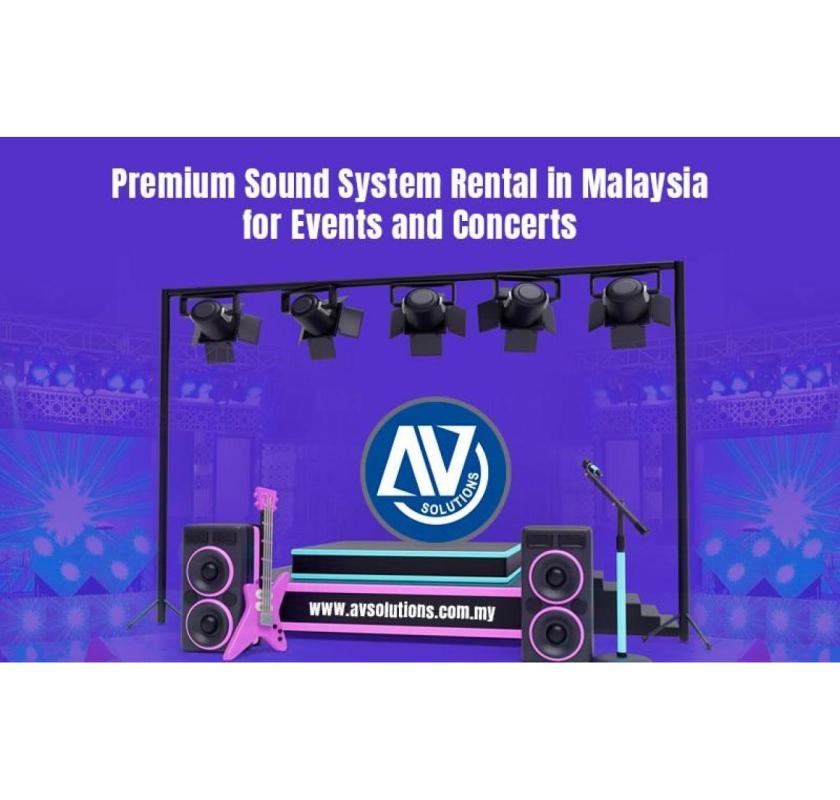 Premium Sound System Rental in Malaysia for Events and Concerts