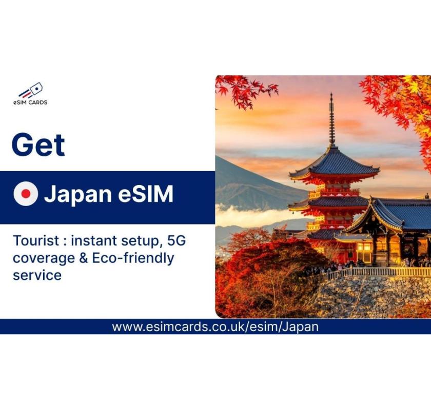 Buy eSIM for Japan from eSIM Cards – Instant Setup, No Roaming, Travel with Confidence
