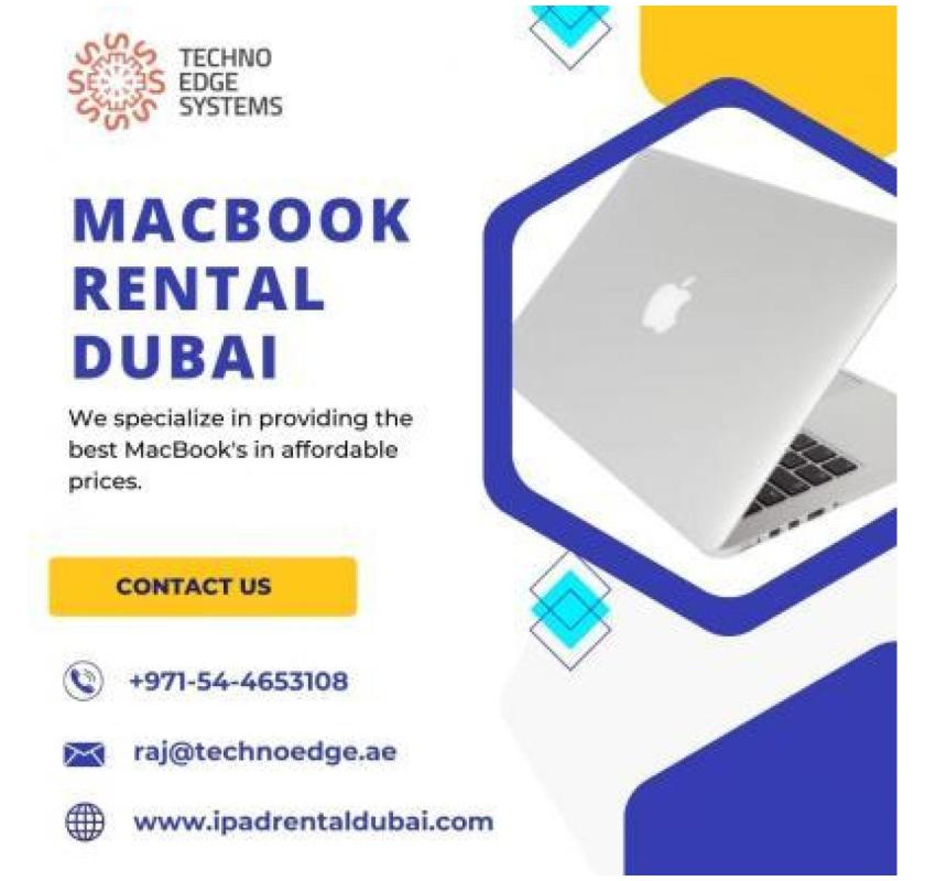 Where Can I Get Customized MacBook Rental in Dubai?