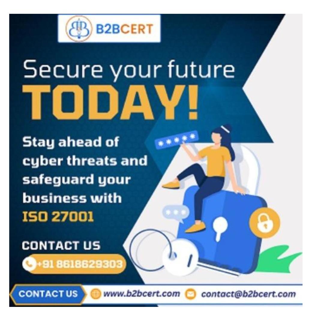 ISO 27001 Certification in Bangalore