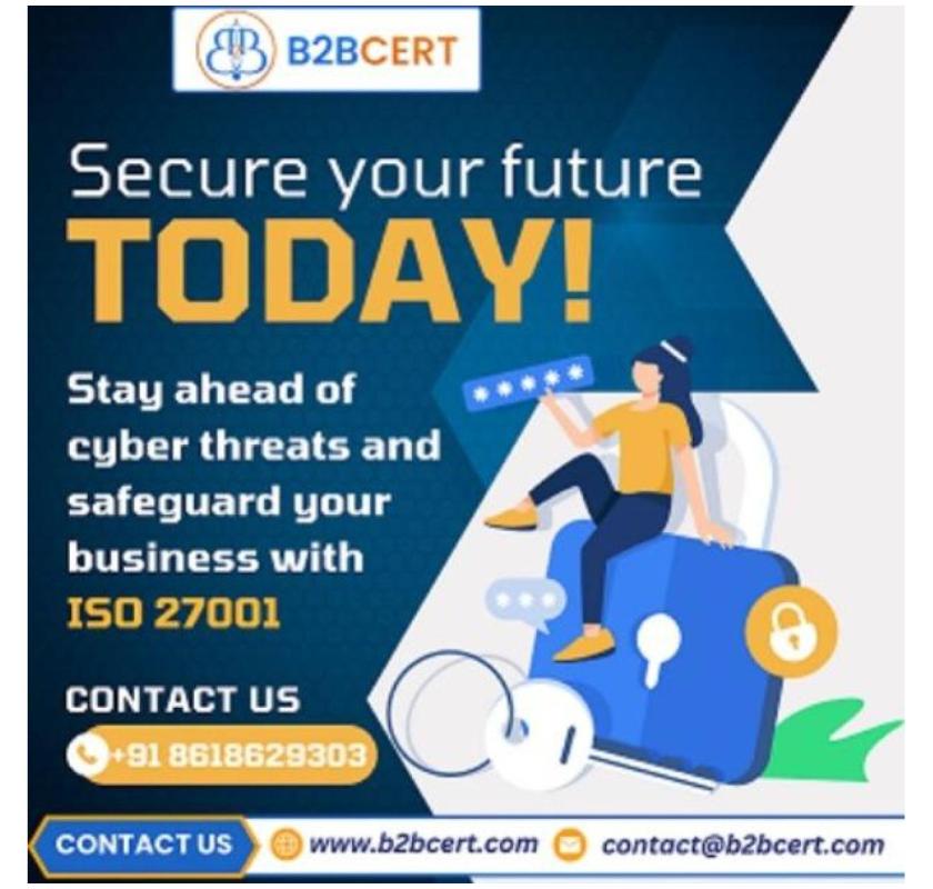 ISO 27001 Certification in Bangalore