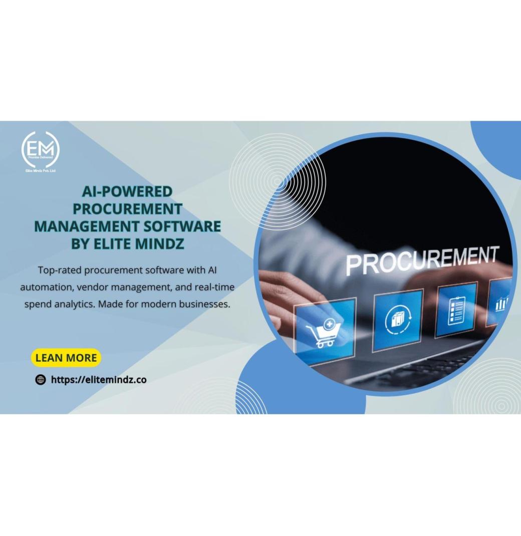 Procurement Management Software | Automate Purchase Orders & Vendor Management - Elitemindz