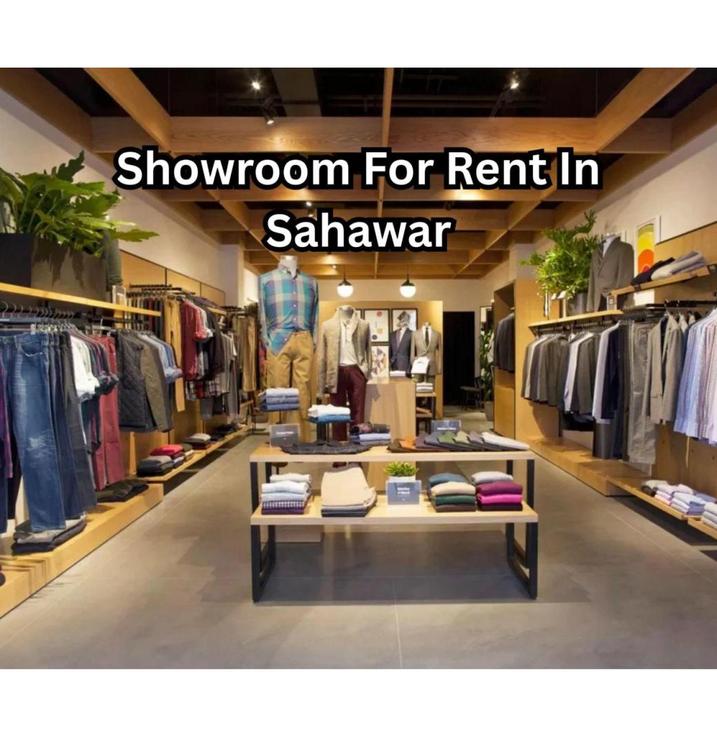 For Lease: Spacious Showroom in Sahawar's Commercial Hub