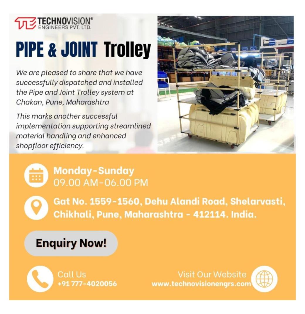 India’s Leading Manufacturer of Pipe Joint Trolleys 