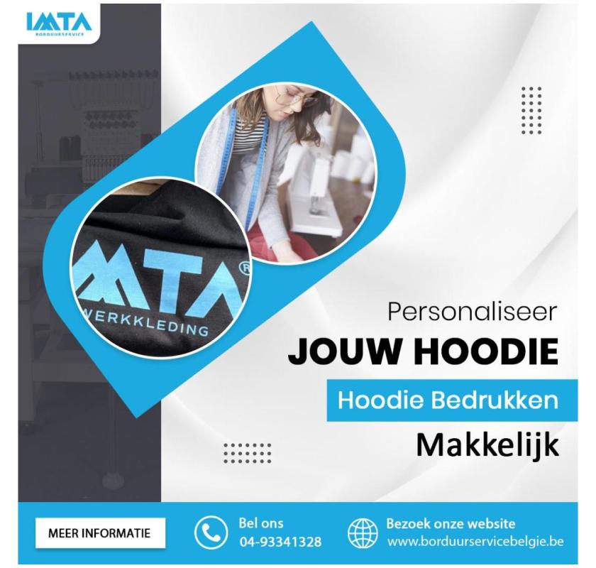 Personaliseer Jouw Hoodie Hoodie Bedrukken Makkelijk