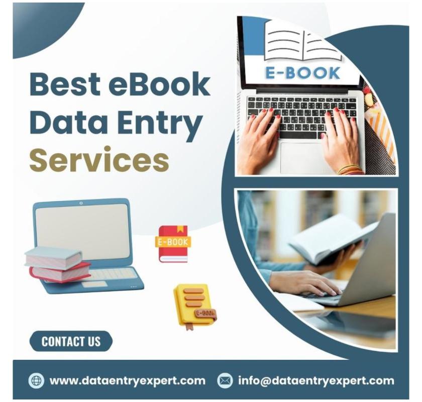 Outsource eBook/Book Data Entry Services in India