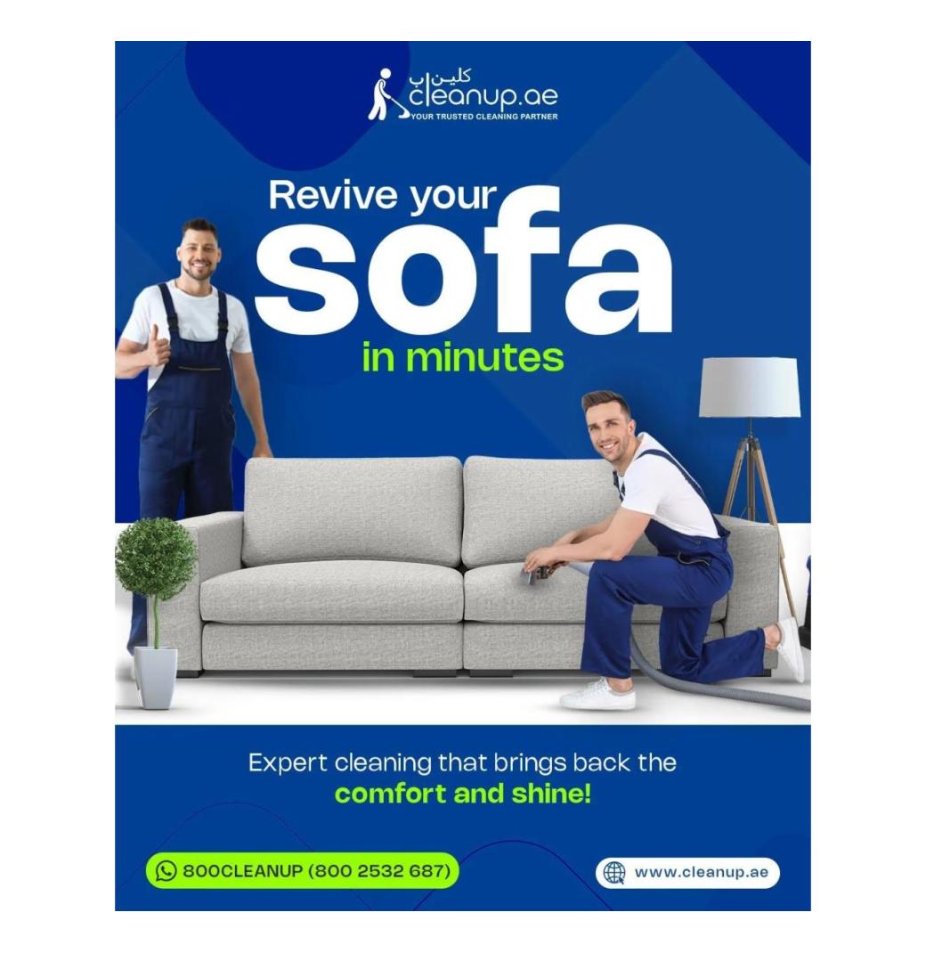 Professional Sofa Cleaning in Dubai – Cleanup.ae
