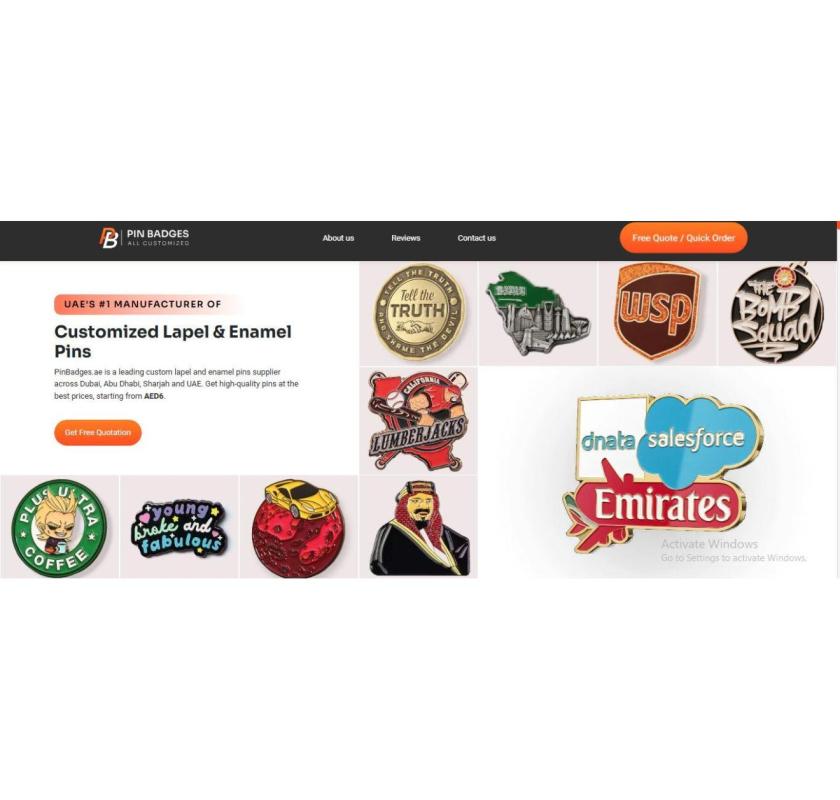 Best Quality Custom Die Cast Pins in Dubai