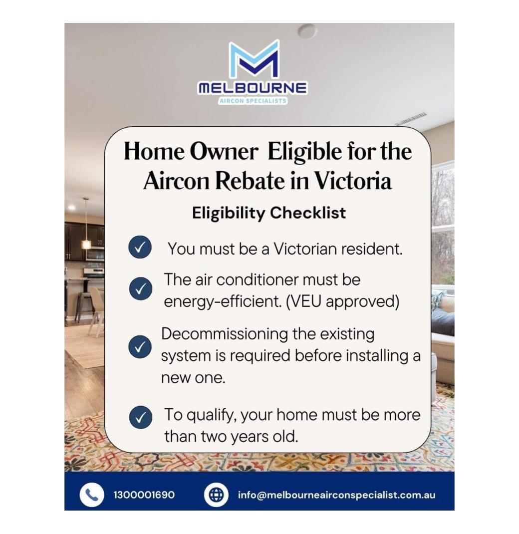 Get Your Aircon Rebate in Victoria