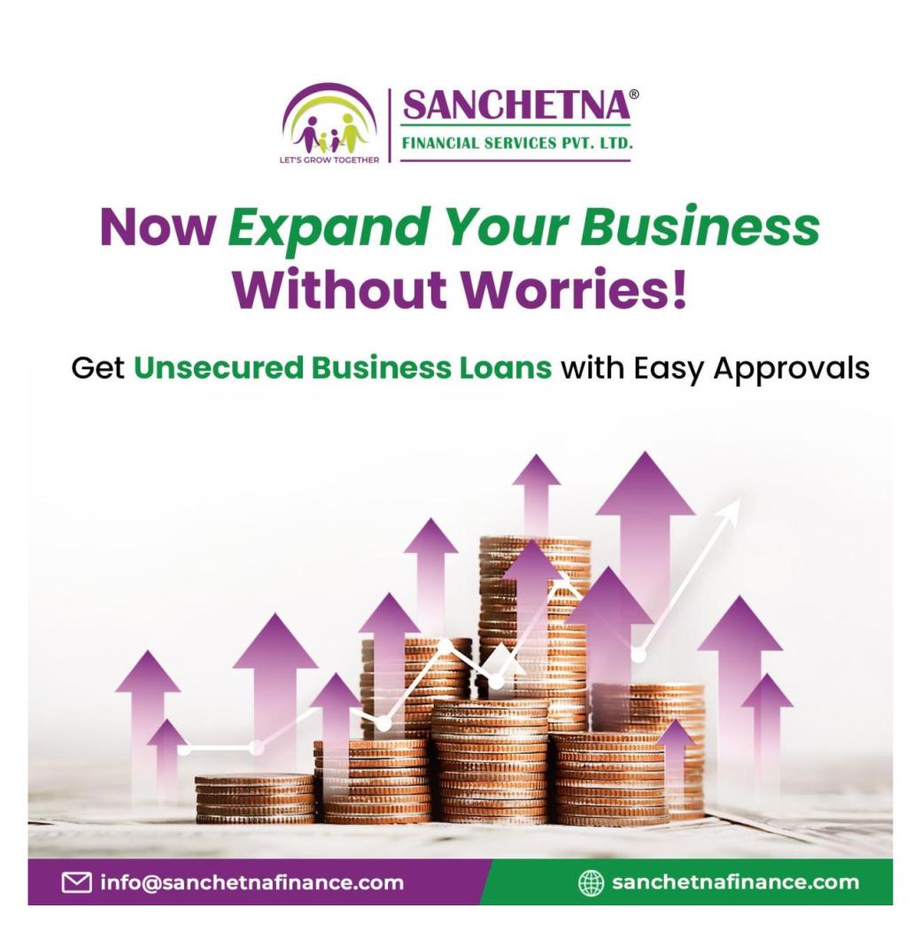 Accelerate Your Business Growth with Flexible Unsecured Loan Solutions