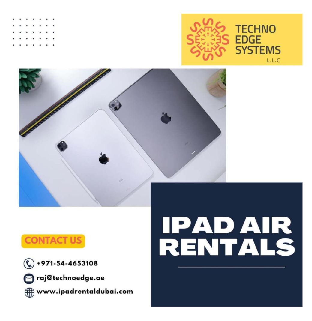 Rent an iPad Air: Easy Setup for Beginners