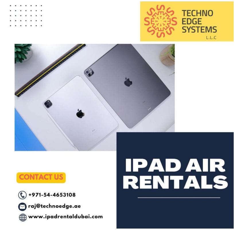 Rent an iPad Air: Easy Setup for Beginners