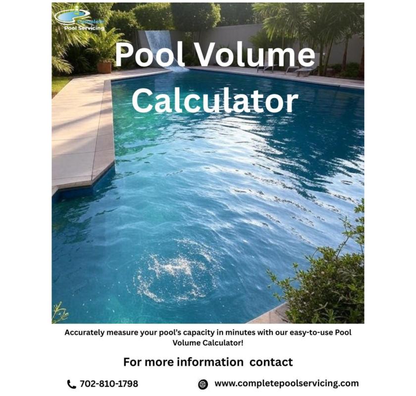 Find Your Pool’s Capacity with a Pool Volume Calculator!