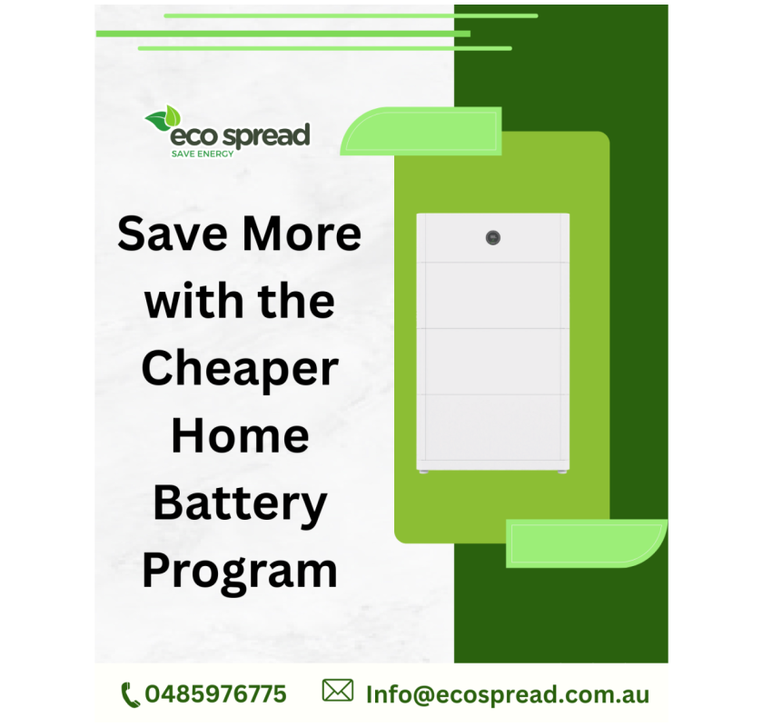 Cheaper Home Battery Program – Save More with Ecospread Melbourne!