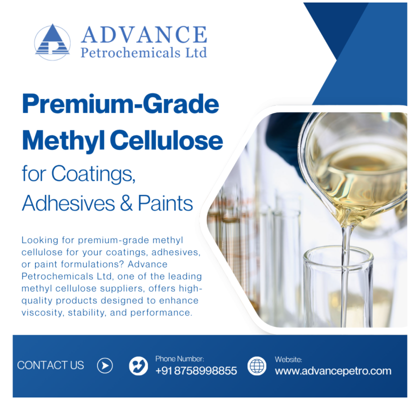 Premium-Grade Methyl Cellulose for Coatings, Adhesives & Paints