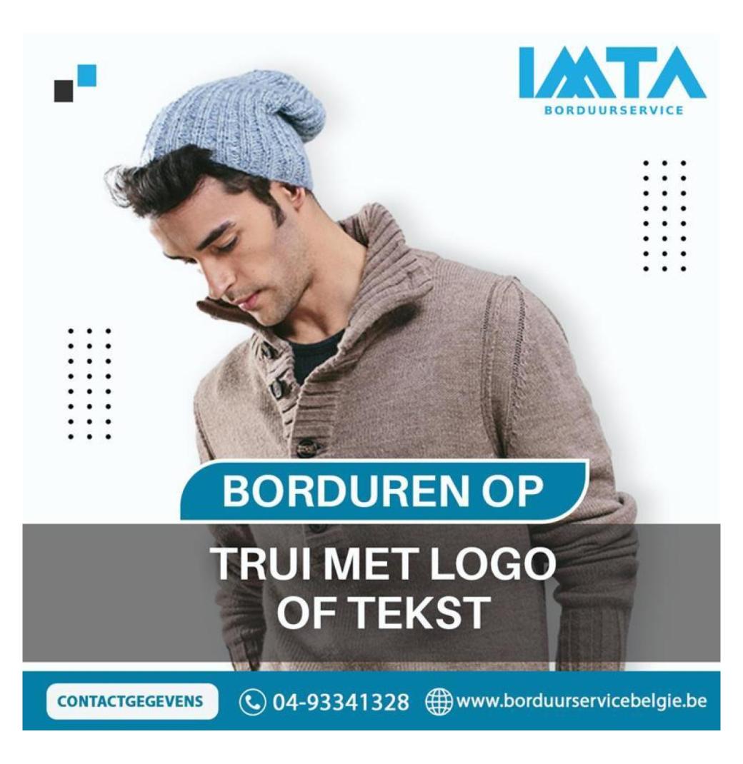 Borduren op Trui met Logo of Tekst