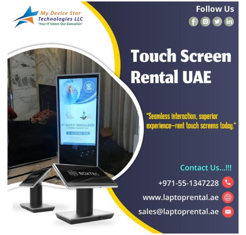 Are 4K Touch Screen Rentals in UAE Worth It in 2025?