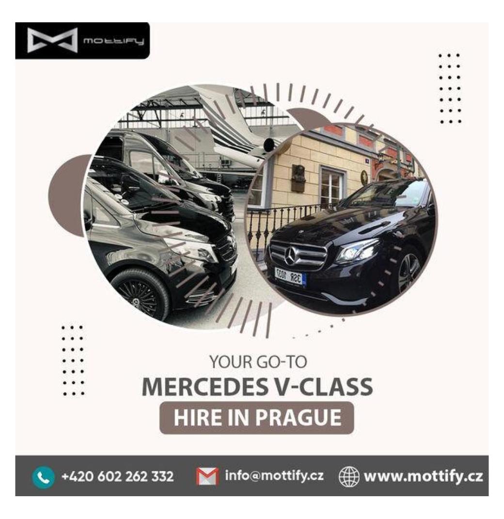 Your Go-To Mercedes V-Class Hire in Prague
