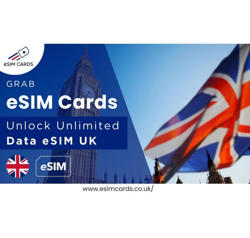 Explore the UK with eSIM Cards – High-Speed Internet