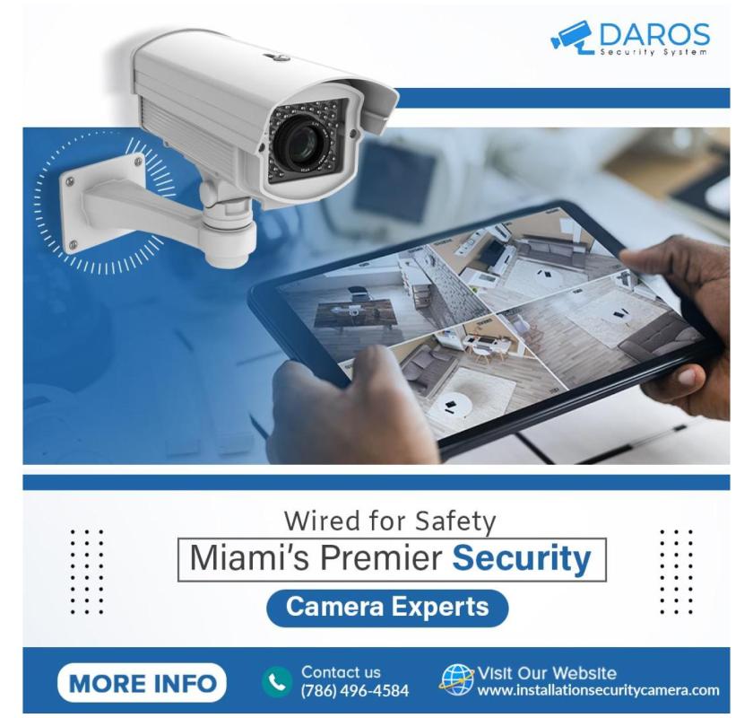 Wired for Safety – Miami’s Premier Security Camera Experts