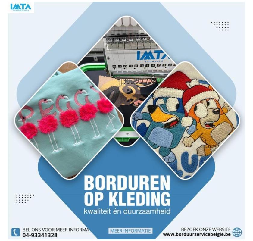 Borduren op kleding- kwaliteit én duurzaamheid