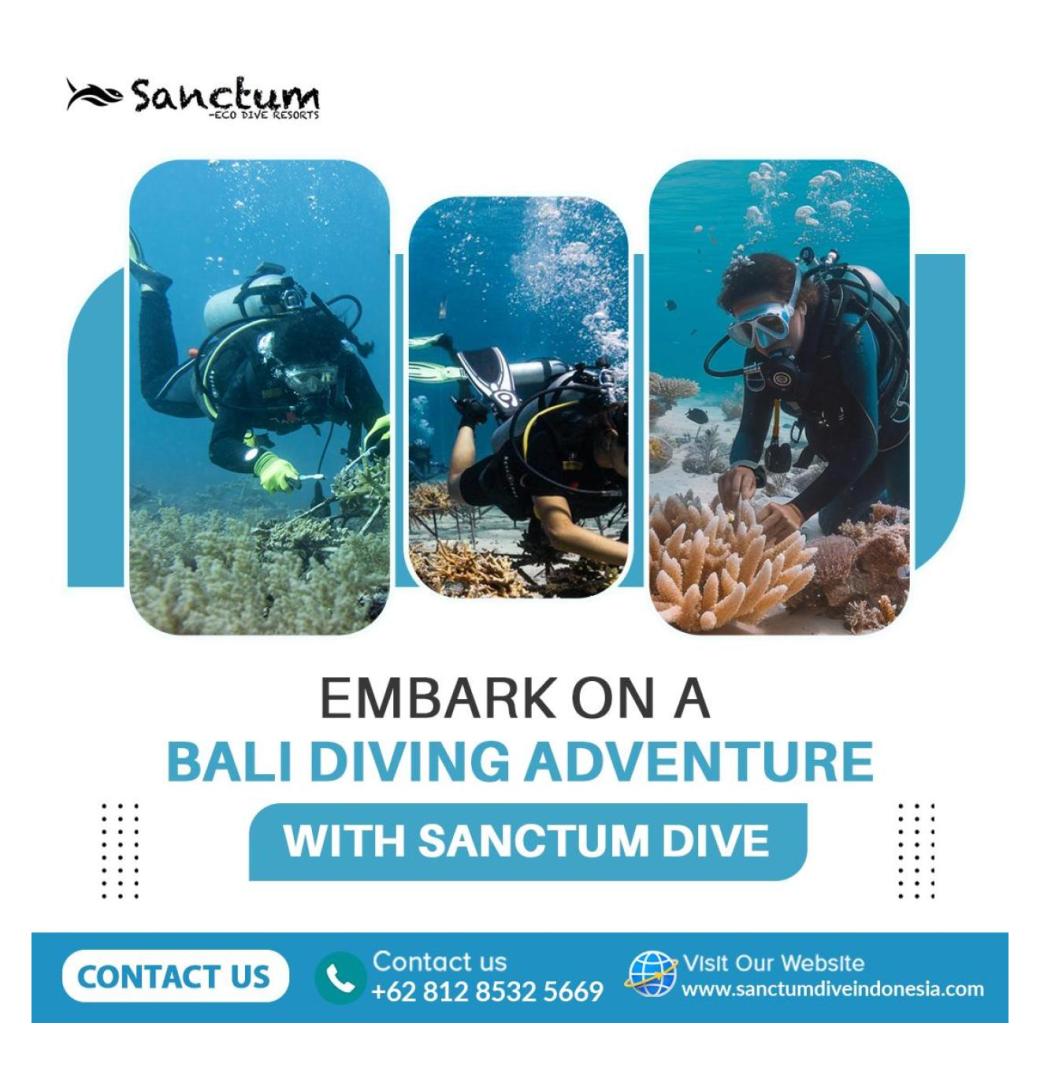 Embark on a Bali Diving Adventure with Sanctum Dive