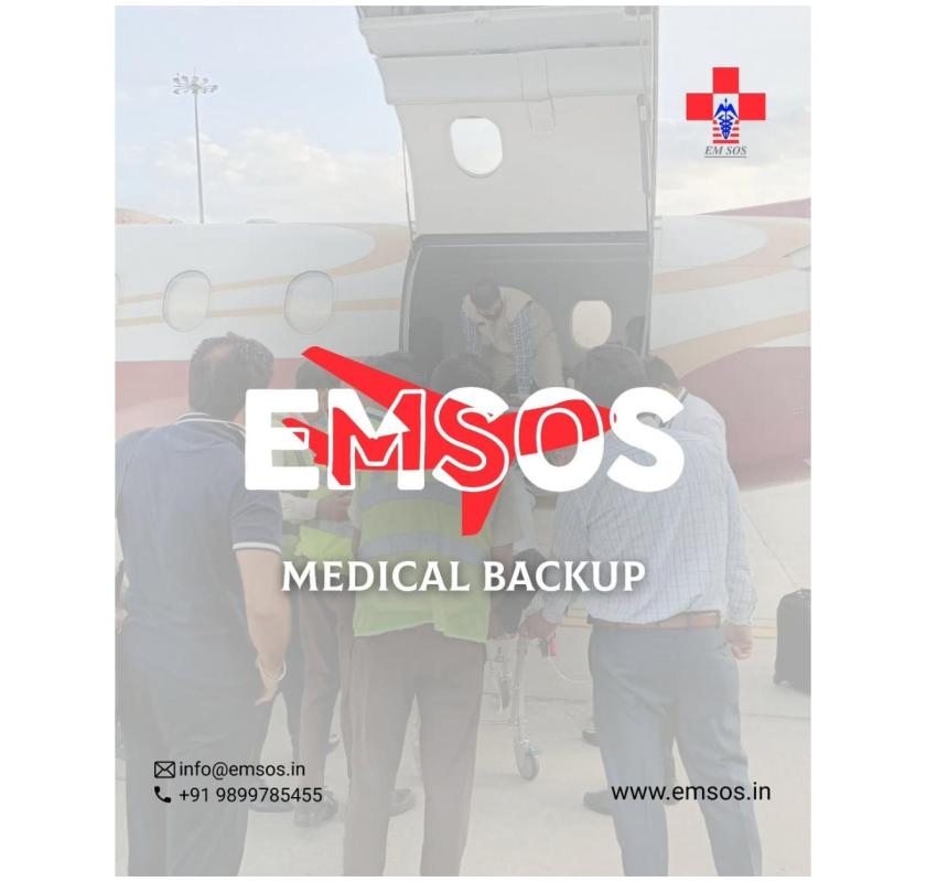 Why Choose EMSOS for Reliable Air Ambulance Service in Gurgaon